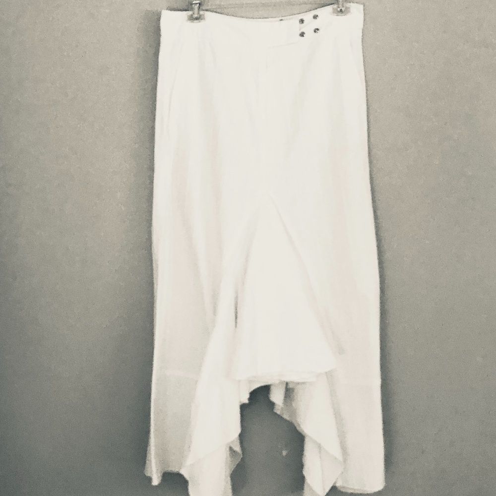 Miss Money Money Cotton Asymmetrical Skirt Italy